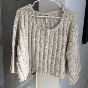 Free People crop sweater